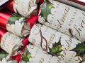 Christmas Crackers Bows and Berries 12 stuks