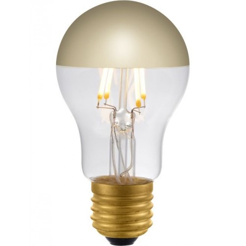 Ledlamp 4W 190 lumen kopspiegel goud