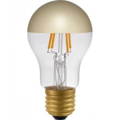 Ledlamp 4W 190 lumen kopspiegel goud