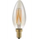 Ledlamp kaars 4W goud 2200 K