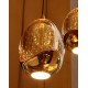 Hanglamp Golden Egg 5 lichts balk