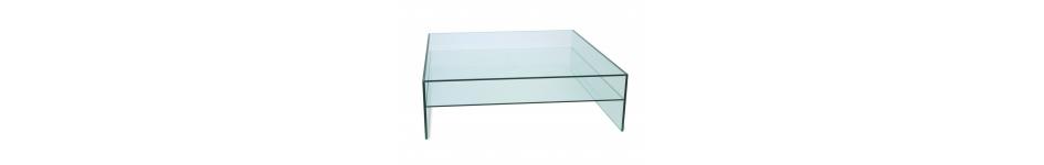 Glazen design tafel op maat te bestellen