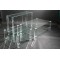 Glazen sidetable 40 x 120 cm