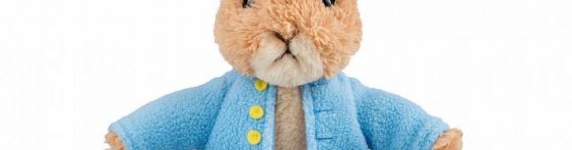 Knuffels van Peter Rabbit bij Van Nierop sfeer en verlichting in Den Haag